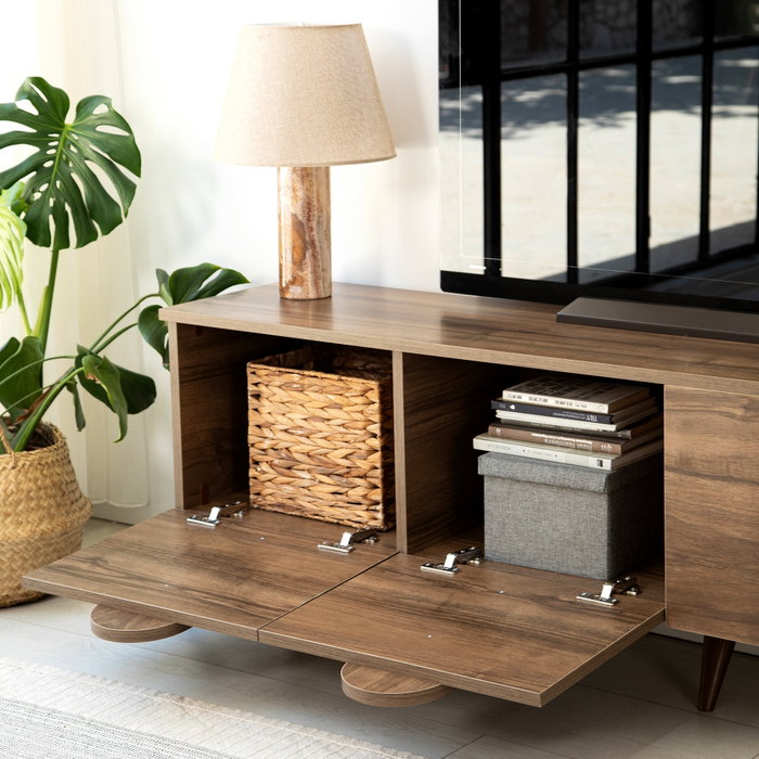 Hanah Home New Line - Walnut v2 Mueble para TV Nogal